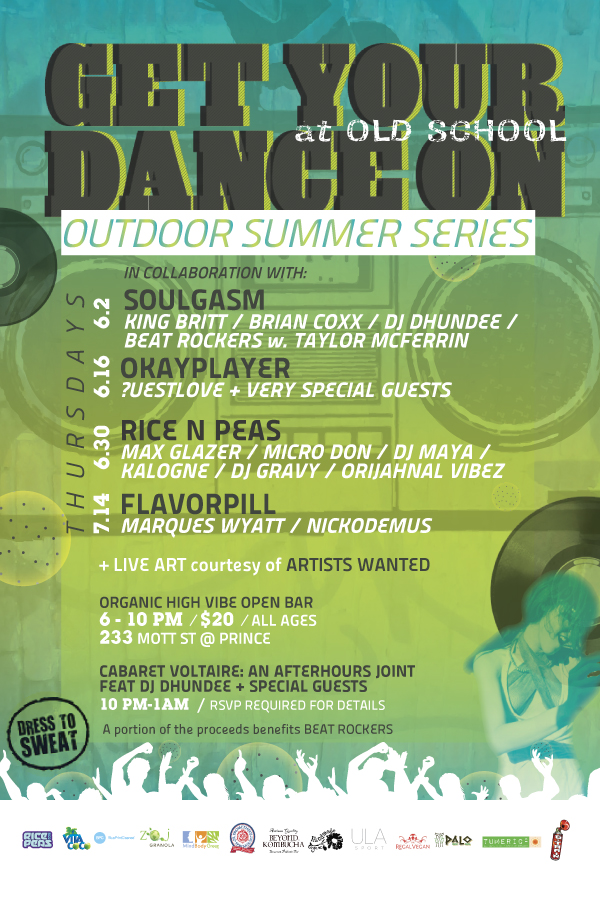 Get Your Dance On summer series poster
